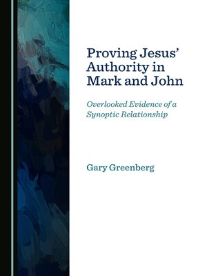 cover image of Proving Jesus' Authority in Mark and John